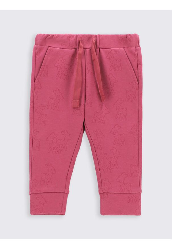 COCCODRILLO - Coccodrillo Spodnie dresowe ZC2120102WON Różowy Regular Fit. Kolor: różowy. Materiał: bawełna