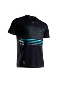 ARTENGO - Koszulka TENIS TTS 900 light MĘSKA. Kolor: zielony, wielokolorowy, czarny, turkusowy. Materiał: materiał, poliester, elastan. Sport: tenis #1