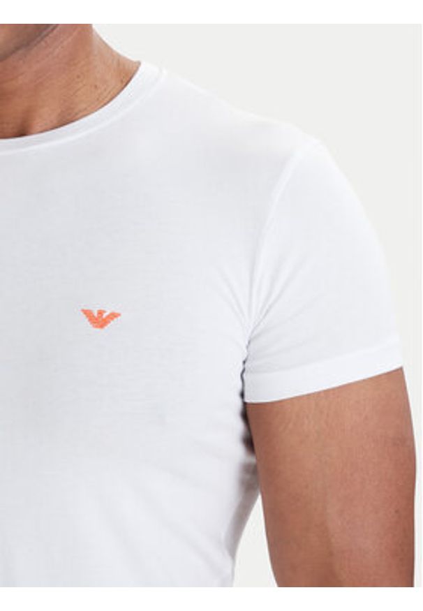 Emporio Armani Underwear T-Shirt EM000375 AF18891 U0002 Biały Slim Fit. Kolor: biały. Materiał: bawełna