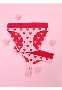 Sinsay - Majtki 2 pack - różowy. Kolor: różowy. Materiał: guma