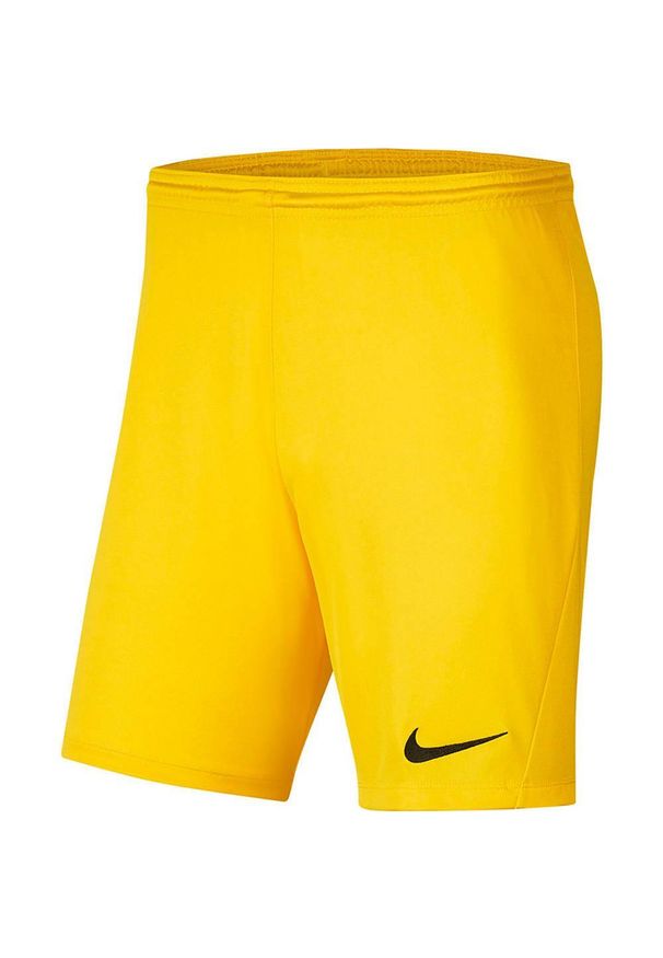 Nike - Męskie Spodenki Dry Park III. Kolor: żółty
