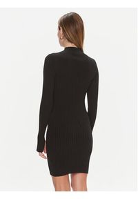 Calvin Klein Sukienka dzianinowa Iconic K20K206119 Czarny Slim Fit. Kolor: czarny. Materiał: syntetyk #4