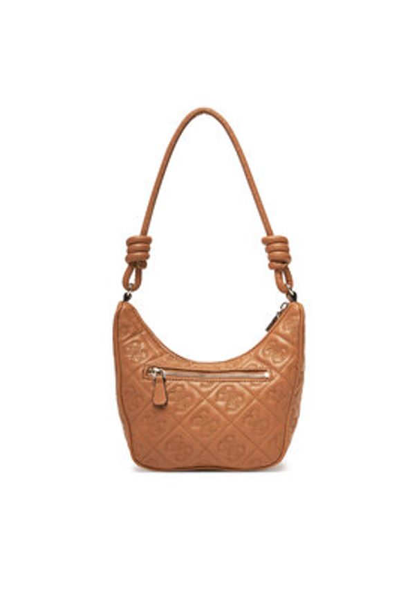 Guess Torebka Adelasia HWQL96 58180 Beżowy. Kolor: beżowy. Materiał: skórzane
