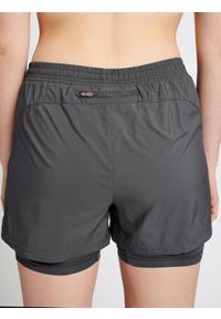 NewLine - Damskie spodenki 2 w 1 Newline. Kolor: szary. Sport: fitness