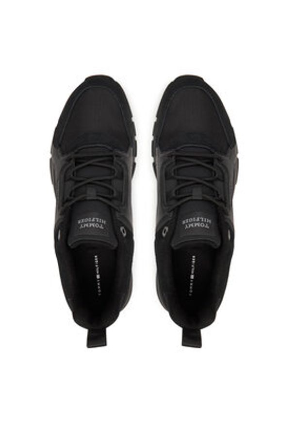 TOMMY HILFIGER - Tommy Hilfiger Sneakersy Modern Comfort Run Outdoor FM0FM05639 Czarny. Kolor: czarny. Materiał: materiał. Sport: outdoor, bieganie