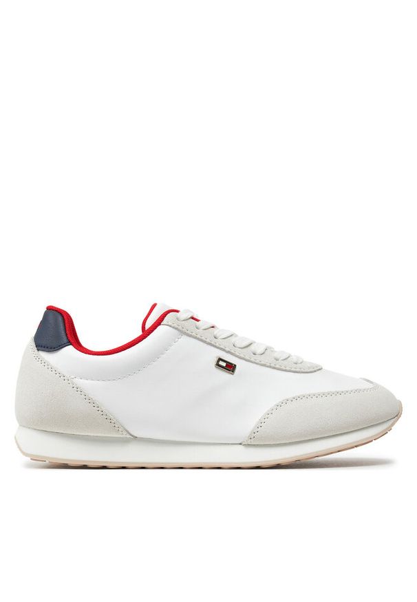 TOMMY HILFIGER - Sneakersy Tommy Hilfiger. Kolor: biały