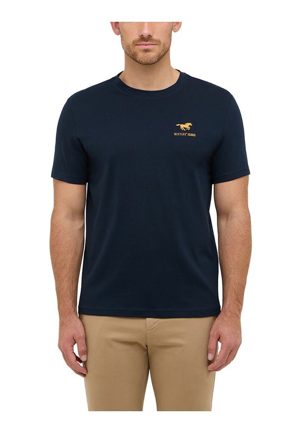 Męski T-Shirt Mustang Style Austin Dark Sapphire 1016866 4136