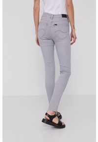 Lee jeansy Scarlett High Light Grey damskie high waist. Stan: podwyższony. Kolor: szary #4