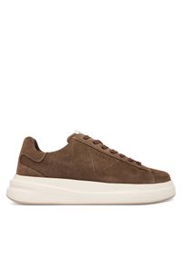 Sneakersy Guess. Kolor: brązowy