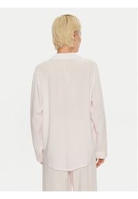 TOMMY HILFIGER - Tommy Hilfiger Koszulka piżamowa UW0UW05635 Różowy Loose Fit. Kolor: różowy. Materiał: wiskoza #3