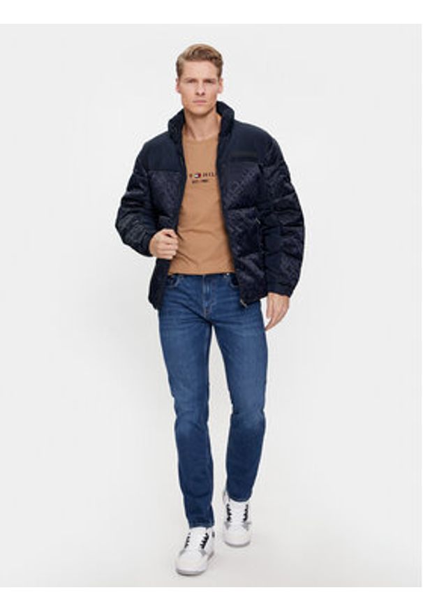 TOMMY HILFIGER - Tommy Hilfiger Kurtka zimowa New York MW0MW33430 Granatowy Regular Fit. Kolor: niebieski. Materiał: syntetyk. Sezon: zima