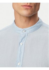 BOSS Koszula 50537369 Niebieski Regular Fit. Kolor: niebieski. Materiał: len #3