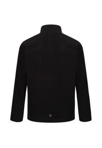 Regatta - Bluza Polarowa z suwakiem Męska Thompson. Kolor: czarny. Materiał: polar. Sezon: zima. Sport: turystyka piesza #2