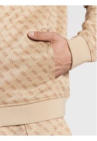 Guess Bluza Korbin Z2BQ06 FL04Q Beżowy Regular Fit. Kolor: beżowy. Materiał: syntetyk, bawełna #4
