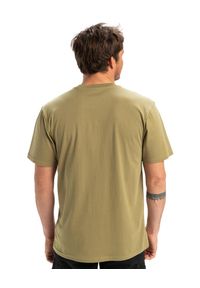 Quiksilver - Koszulka z krótkim rękawem dla Mężczyzn EV SHAPE ALL DAY Beżowy. Kolor: beżowy. Materiał: materiał, bawełna. Długość rękawa: krótki rękaw. Długość: krótkie. Wzór: nadruk