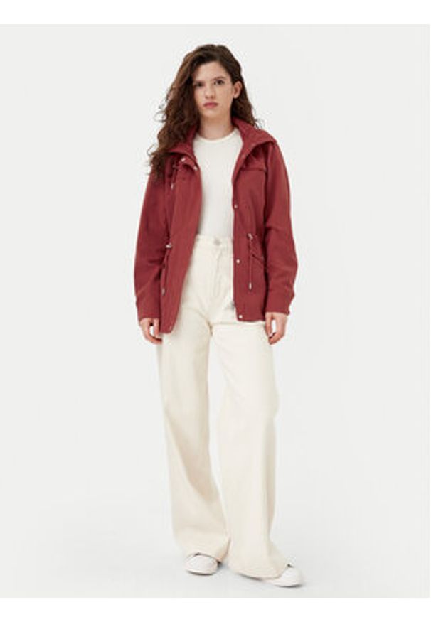 only - ONLY Parka New Starline 15218612 Czerwony Regular Fit. Kolor: czerwony. Materiał: syntetyk