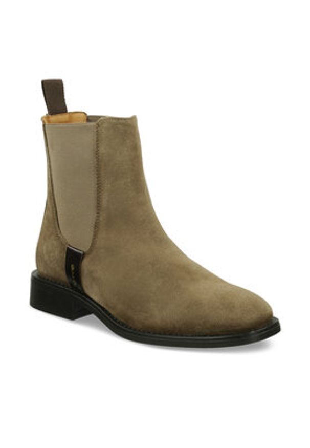 GANT - Gant Sztyblety 29553771 Beżowy. Kolor: beżowy. Materiał: zamsz, skóra