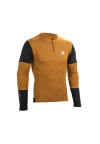 LEATT - Bluza rowerowa męska Leatt Jersey MTB Trail 4.0. Kolor: brązowy. Materiał: jersey