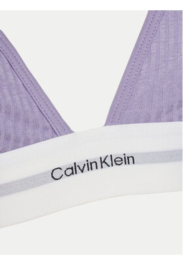 Calvin Klein Underwear Biustonosz braletka LV00QF8248 Fioletowy. Kolor: fioletowy. Materiał: bawełna