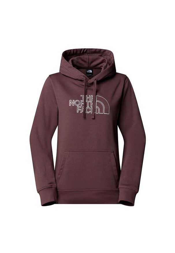 Bluza damska The North Face Drew Peak Light 0A8C1DFAI1 - brązowa. Kolor: brązowy. Materiał: bawełna, poliester. Styl: klasyczny. Sport: wspinaczka