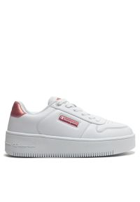 Champion Sneakersy Rebound Platform Glitz Low Cut Shoe S11656-CHA-WW008 Biały. Kolor: biały. Obcas: na platformie #1