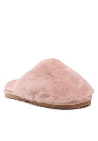 Mou Kapcie Closed Toe Sheepskin Slipper FW161000L Różowy. Kolor: różowy. Materiał: skóra #8