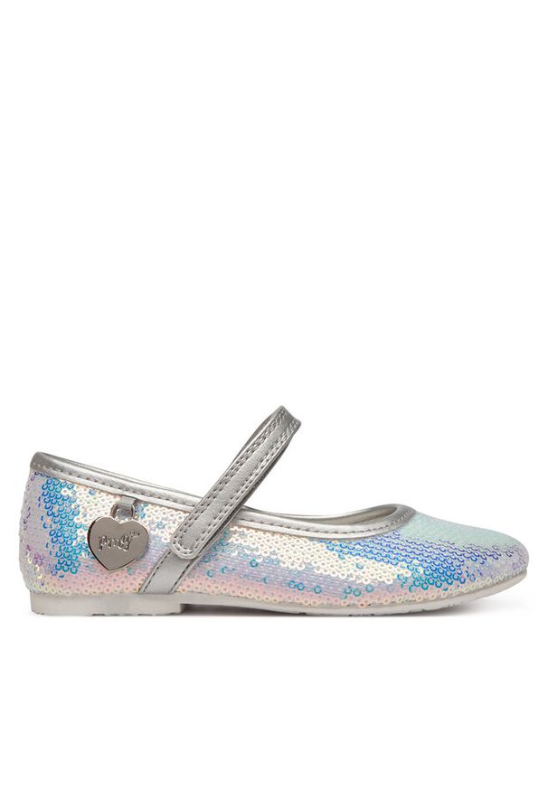 Półbuty Primigi. Kolor: srebrny
