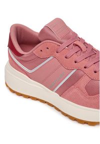 Tommy Jeans Sneakersy Tjw Cleated Runner EN0EN02788 Różowy. Kolor: różowy. Materiał: zamsz, skóra #5