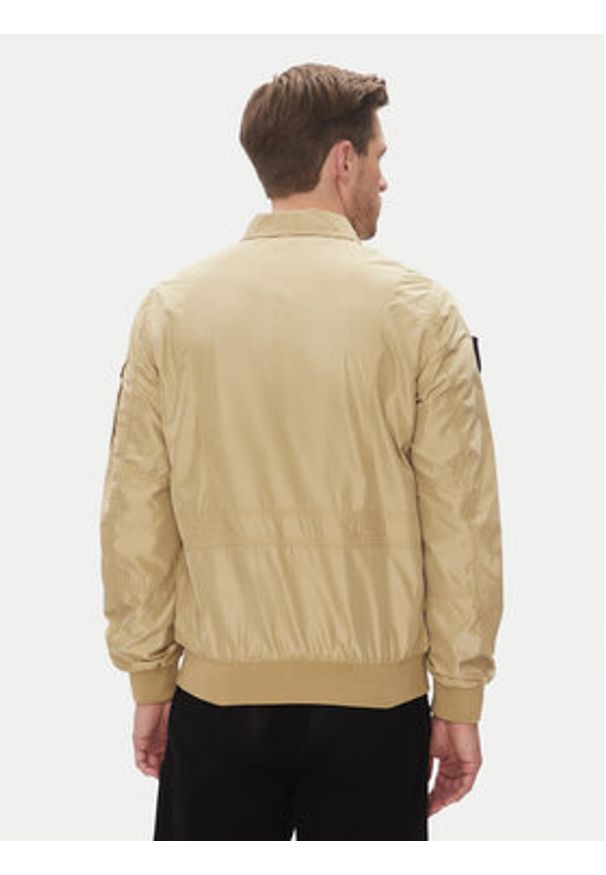 Aeronautica Militare Kurtka przejściowa 251AB2071CT3081 Beżowy Regular Fit. Kolor: beżowy. Materiał: syntetyk