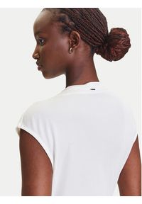BOSS Bluzka Elamma 50541896 Biały Slim Fit. Kolor: biały. Materiał: wiskoza #4