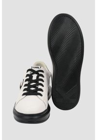 Karl Lagerfeld - KARL LAGERFELD Białe męskie sneakersy KAPRI MENS Karl NFT Lo Lace, Rozmiar 42. Okazja: na co dzień. Kolor: biały. Materiał: materiał #5