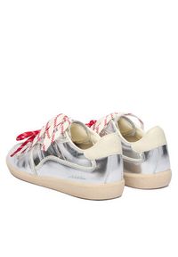 Nokwol Sneakersy August Srebrny. Kolor: srebrny. Materiał: skóra #5