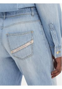 Elisabetta Franchi Kombinezon TJ-44D-61E2-V690 Niebieski Regular Fit. Kolor: niebieski. Materiał: bawełna #4