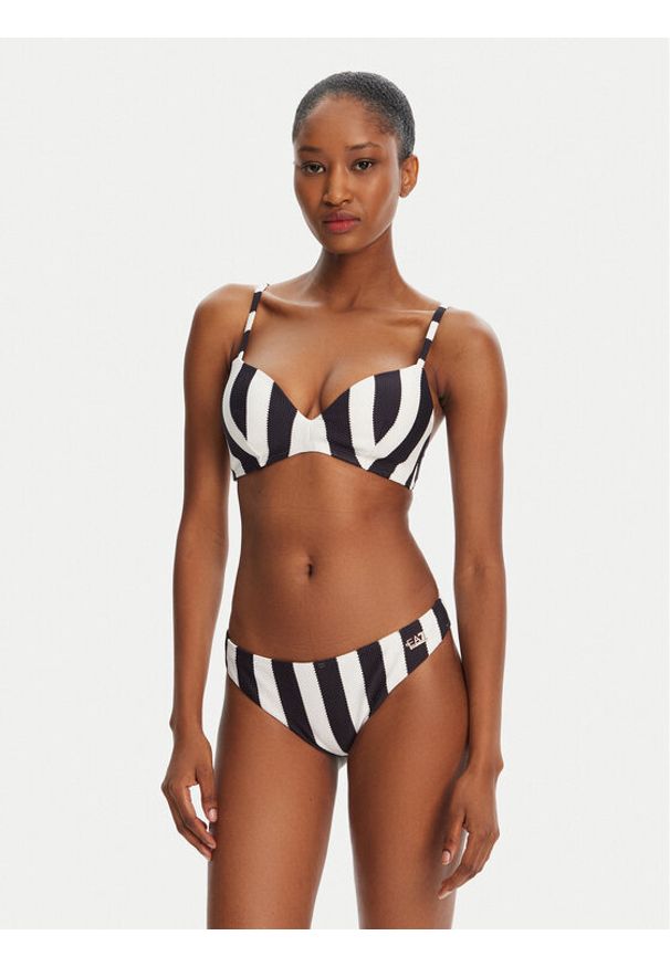 EA7 Emporio Armani Bikini 7W000295 AF12214 FB070 Granatowy. Kolor: niebieski. Materiał: syntetyk
