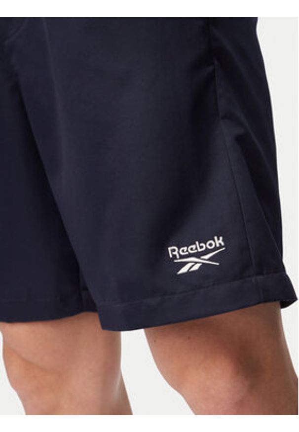 Reebok Szorty kąpielowe Brennan RK25563CCM Granatowy Regular Fit. Kolor: niebieski. Materiał: syntetyk