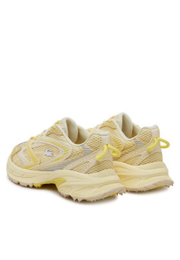 Lacoste Sneakersy 7-49SFA0007 Żółty. Kolor: żółty. Materiał: materiał