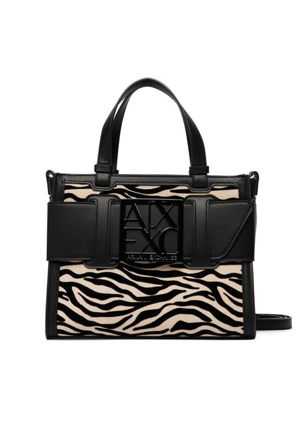 Armani Exchange Torebka XW000392 AF26445 MC149 Czarny. Kolor: czarny. Materiał: skórzane