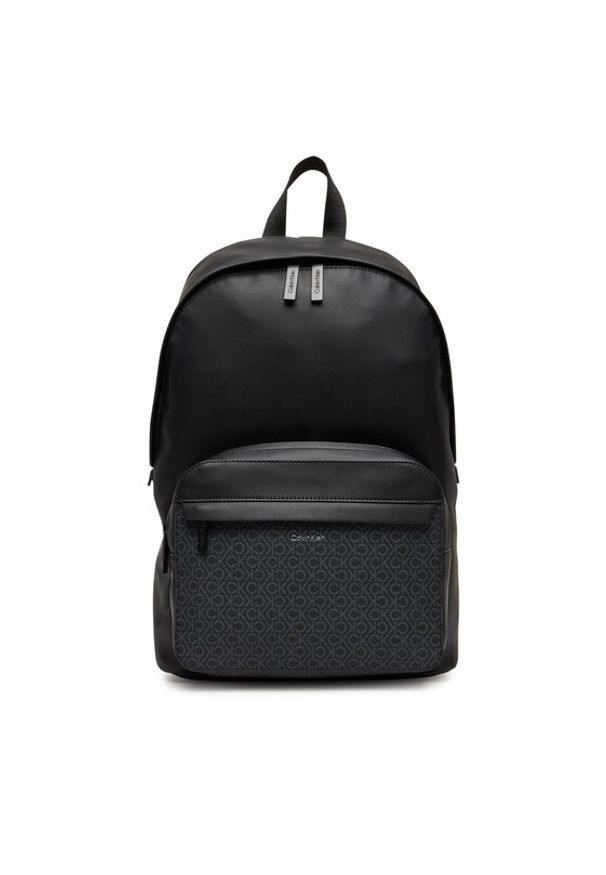 Calvin Klein Plecak Ck Must Round Bp Mono K50K513047 Czarny. Kolor: czarny. Materiał: skóra