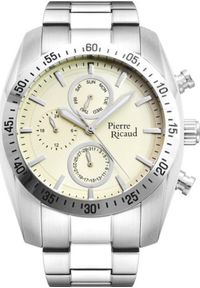 Zegarek Pierre Ricaud Zegarek męski Pierre Ricaud P89281.511VQF srebrny. Kolor: srebrny #1
