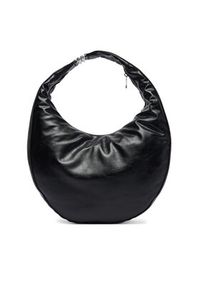 Calvin Klein Torebka Buckle Convertible Hobo Bag LV04F3446G Czarny. Kolor: czarny. Materiał: skórzane #5