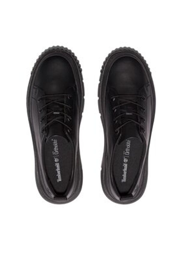 Timberland Sneakersy Greyfield Leather Ox TB0A5PBS0151 Czarny. Kolor: czarny. Materiał: skóra