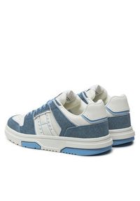 Tommy Jeans Sneakersy The Brooklyn Denim Leather EN0EN02578 Niebieski. Kolor: niebieski. Materiał: denim