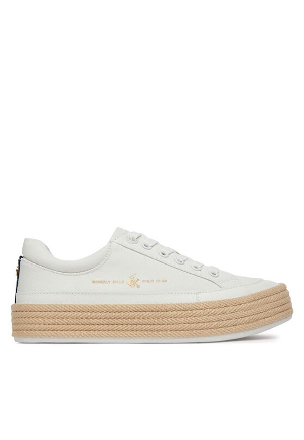 Beverly Hills Polo Club Sneakersy WSS21536-01 Biały. Kolor: biały. Materiał: materiał