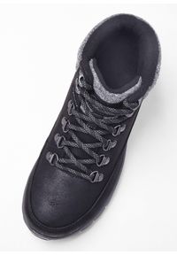 bonprix - Botki sznurowane Skechers. Kolor: czarny #2