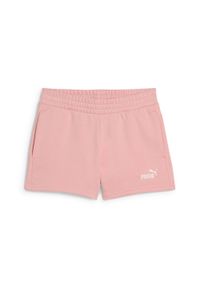Szorty damskie Puma Essential Small No. 1 Logo 4". Kolor: różowy