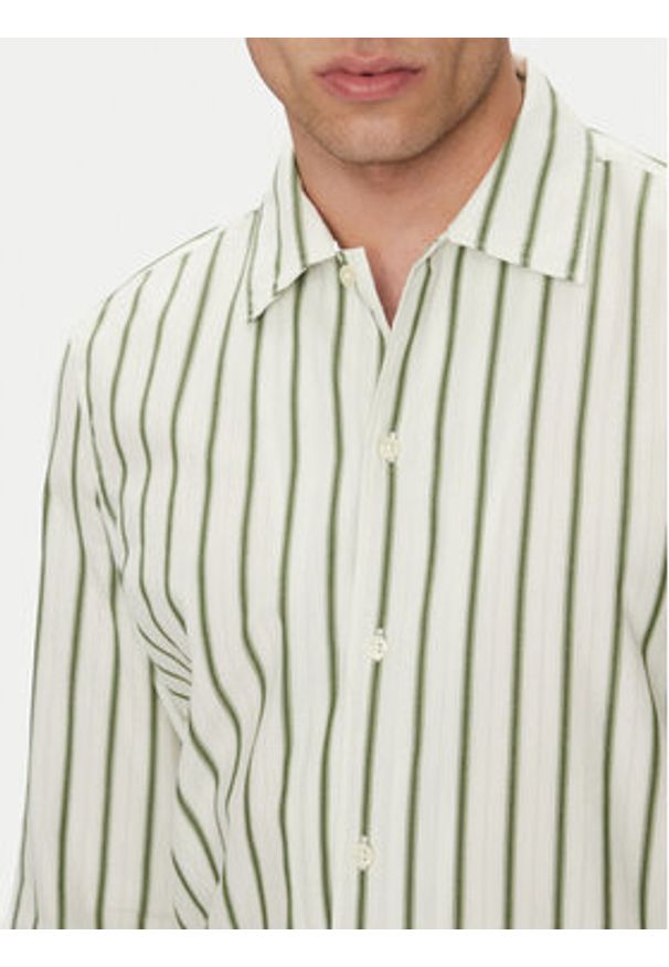Marc O'Polo Koszula 522 7216 42598 Zielony Regular Fit. Typ kołnierza: polo. Kolor: zielony. Materiał: bawełna