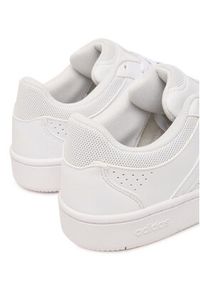 Adidas - adidas Sneakersy Hoops Classic J KH8913 Biały. Kolor: biały. Materiał: skóra #4