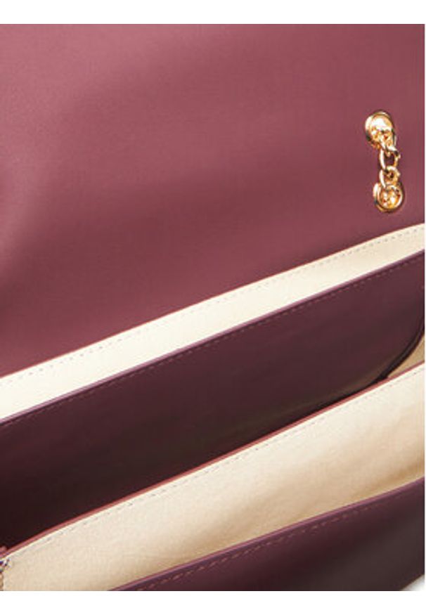 Love Moschino - LOVE MOSCHINO Torebka JC4192PP1NKD0552 Bordowy. Kolor: czerwony. Materiał: skórzane