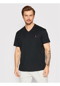 Polo Ralph Lauren T-Shirt 710708261 Czarny Classic Fit. Typ kołnierza: polo. Kolor: czarny. Materiał: bawełna