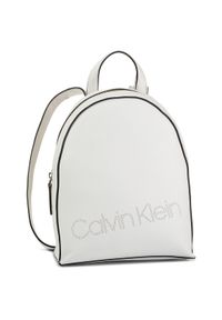 Calvin Klein Plecak Ck Must Psp20 Sml Backpack P K60K606186 Biały. Kolor: biały. Materiał: skóra #1